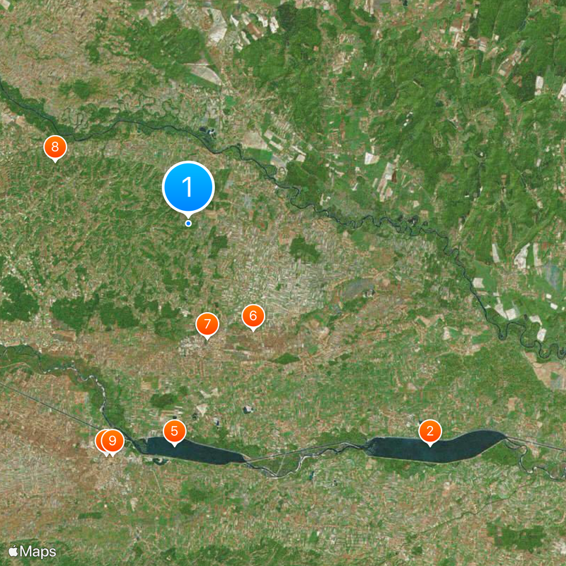 Regione del Međimurje Mappa
