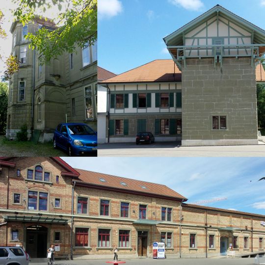 Linen weaving mill Schmid with villa