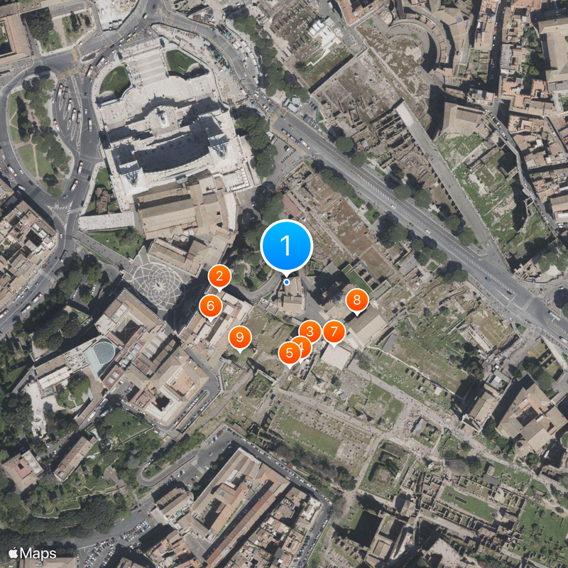 Mamertine Prison Map