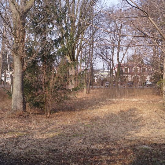 Manor park in Elbląg, Bolesława Chrobrego Street