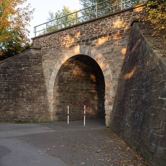 Eisenbahnbrücke Brandsteig; Eisenbahnstrecke Berthelsdorf – Großhartmannsdorf mit Abzw Brand – Langenau Brand-Erbisdorf