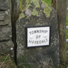 Boundary Stone At West End Of Low Mill Bridge
