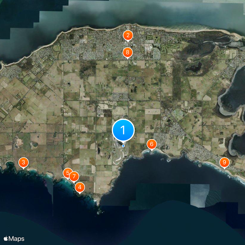 Phillip Island Grand Prix Circuit Map