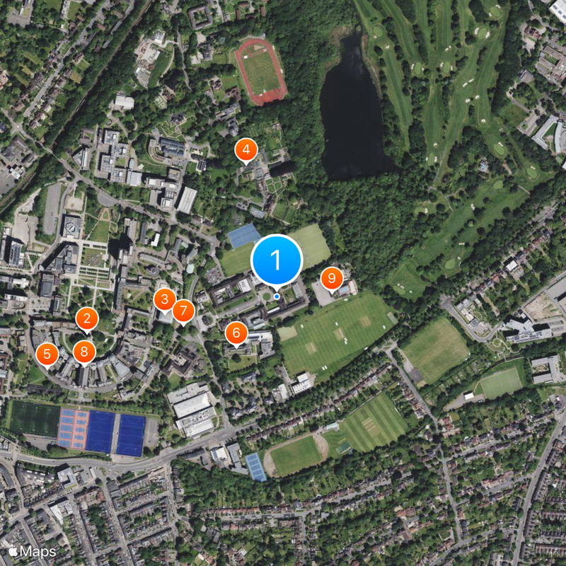 King Edward's School Map