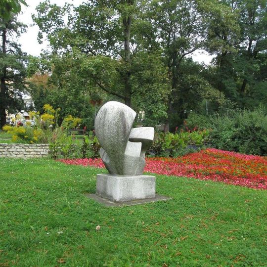 Plastika u Císařských lázní v Teplicích