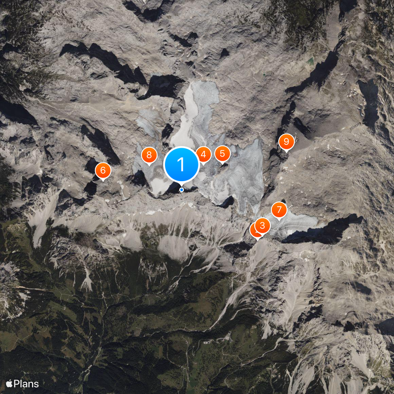 Hoher Dachstein Mapa