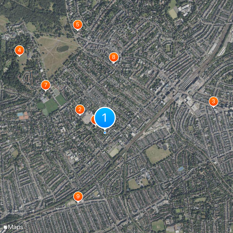 Wimbledon Map