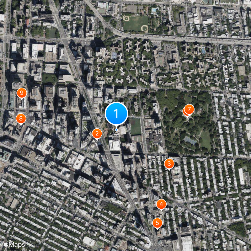 LIU Brooklyn Map