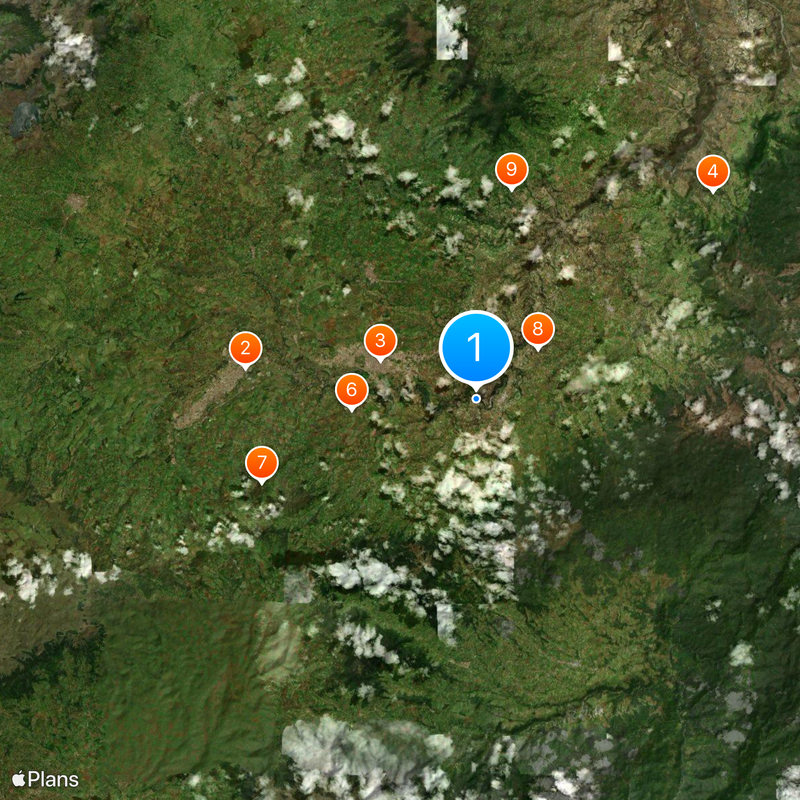 Las Lajas Sanctuary Map