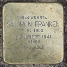 Stolperstein en memoria de Salomon Franken