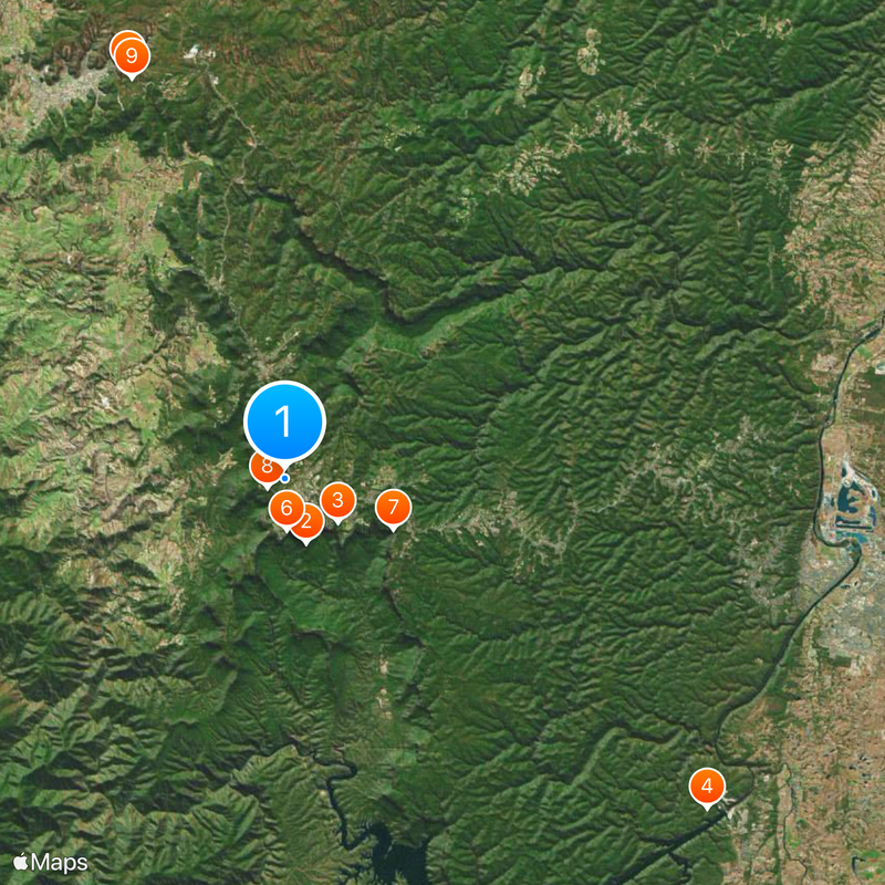 Città di Blue Mountains Mappa