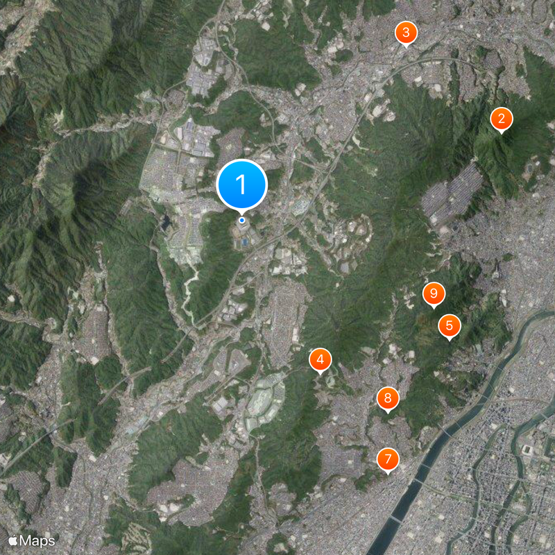 Hiroshima Big Arch Mapa