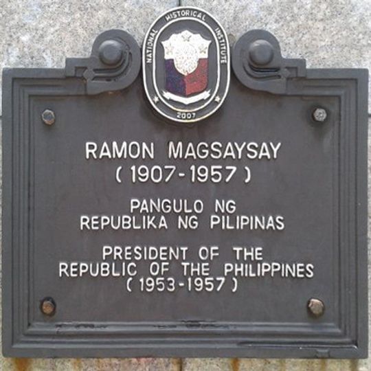 Ramon Magsaysay historical marker