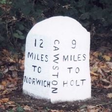 Milestone, 3yds N of jct with rd to Heydon