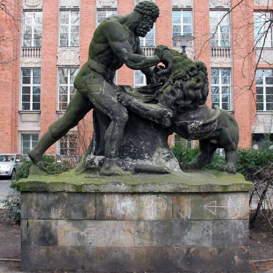 Herkules im Kampf mit dem Nemëischen Löwen