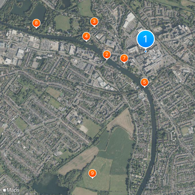 Staines-upon-Thames Map