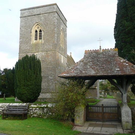 Lychgate in churchyard of St Gastyn