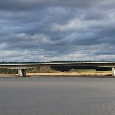 Highway bridge over Koberný pond