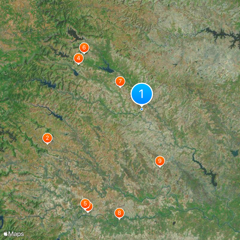 Inde occidentale Carte