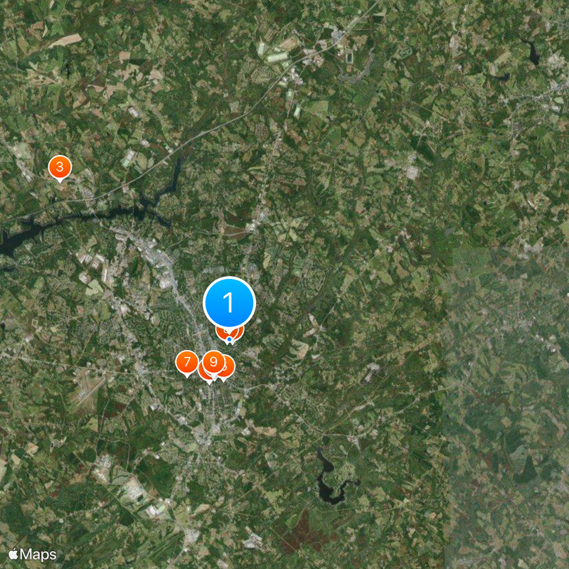 Anderson University Mapa