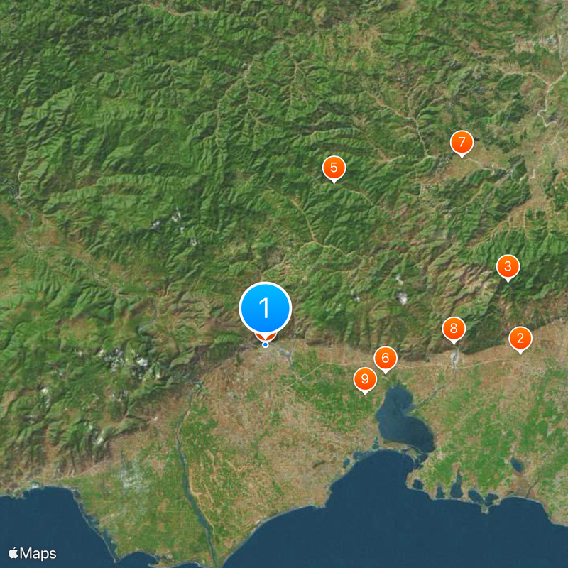 Xanthi Map