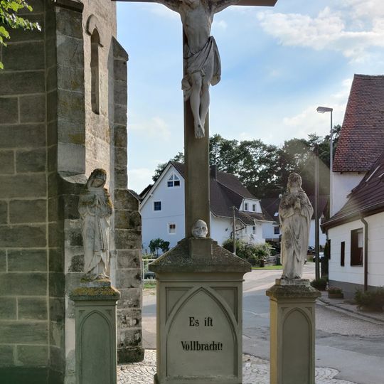 Kreuzigungsgruppe In Nackendorf in Höchstadt an der Aisch