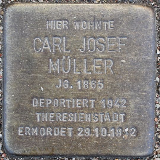 Stolperstein für Karl Josef Müller