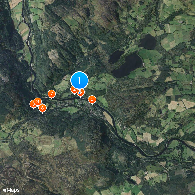 Dunkeld Map