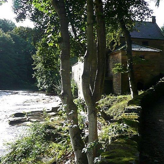 The Old Mill With Attached Wall To North West