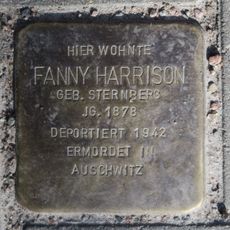 Stolperstein dedicated to Fanny Harrison