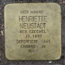 Stolperstein dedicated to Henriette Neustadt