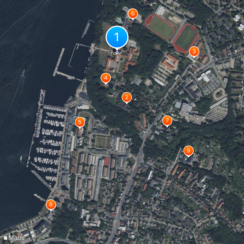 Naval Academy at Mürwik Map