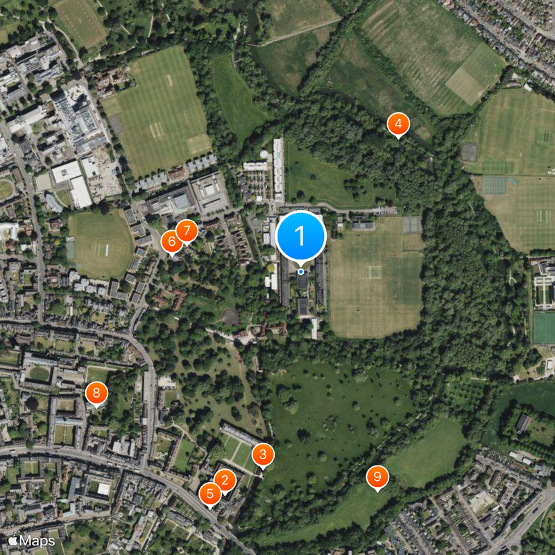 St Catherine's College Map