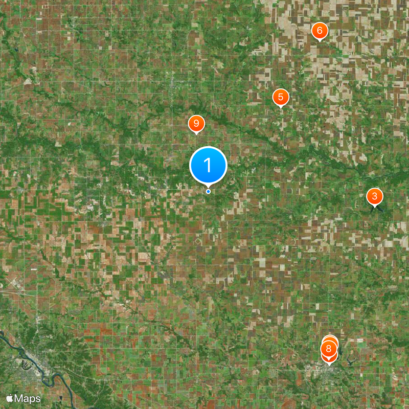 Iowa's 2nd congressional district Map