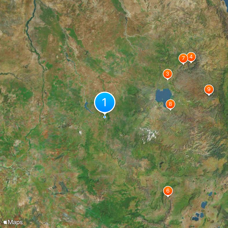 Gran Presa del Renacimiento Etíope Mapa