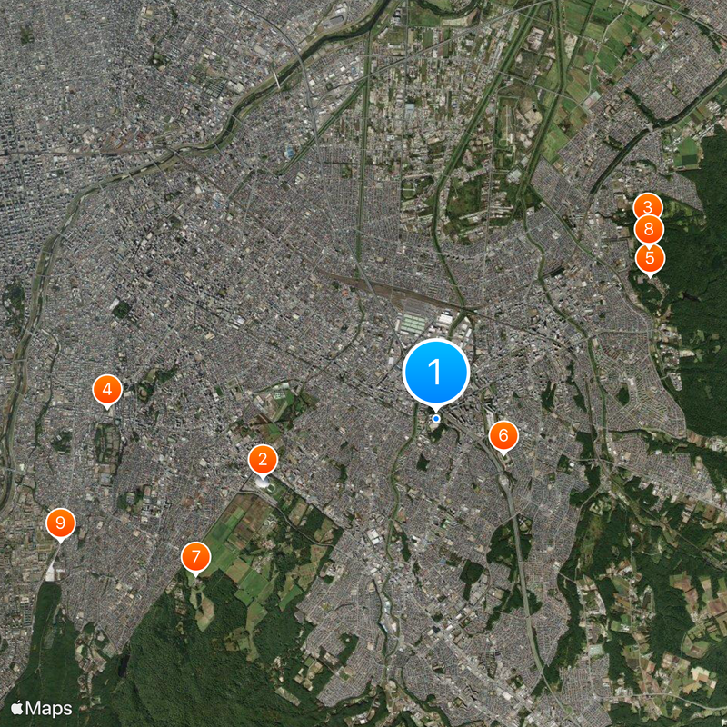 Hokusei Gakuen University Map