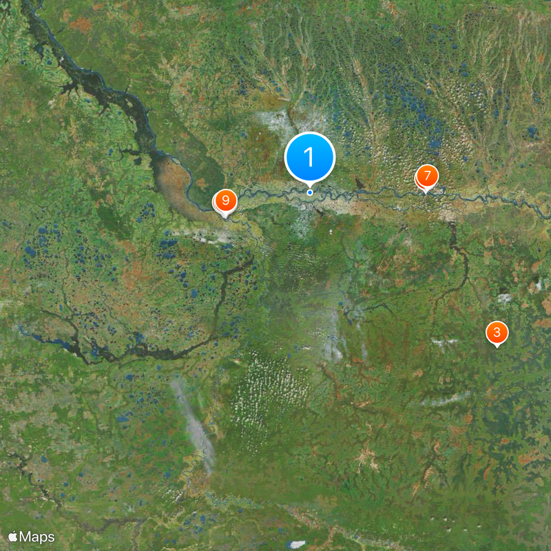 Priobskoye field Map