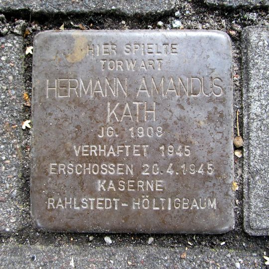 Stolperstein en memoria de Hermann Amandus Kath