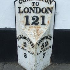 Milepost In Front Of Number 245 (Number 245 Not Included)
