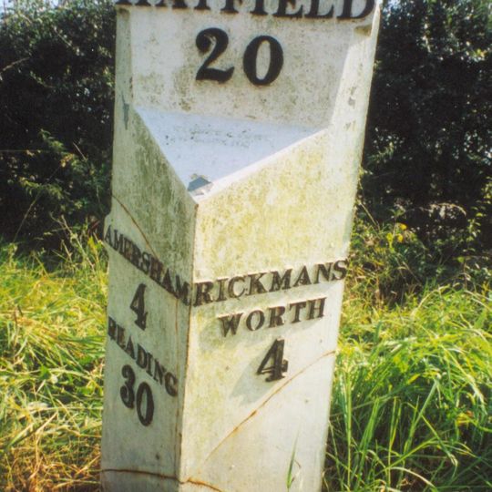 Milepost Approximately 30 Metres South Of Chenies Village