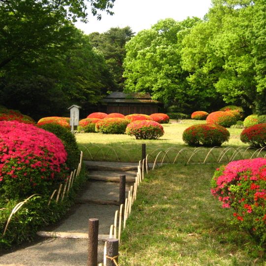 Jardin intérieur du sanctuaire Meiji