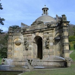 Conduit House Cascade and adjoining statues