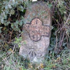 Milestone, S of Sherborne, 200M W of Lime Kiln farm