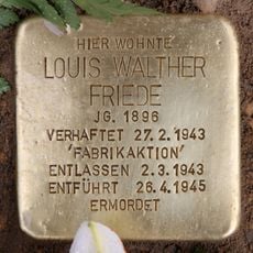 Stolperstein für Louis Walther Friede