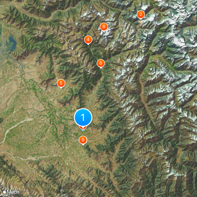 Anantnag district Map