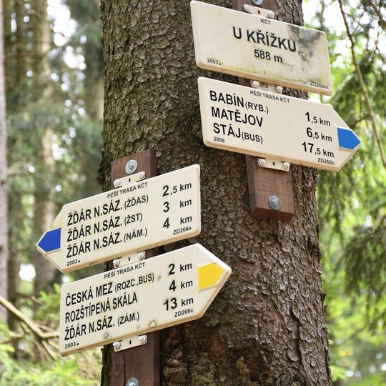 Rozcestník U Křížku