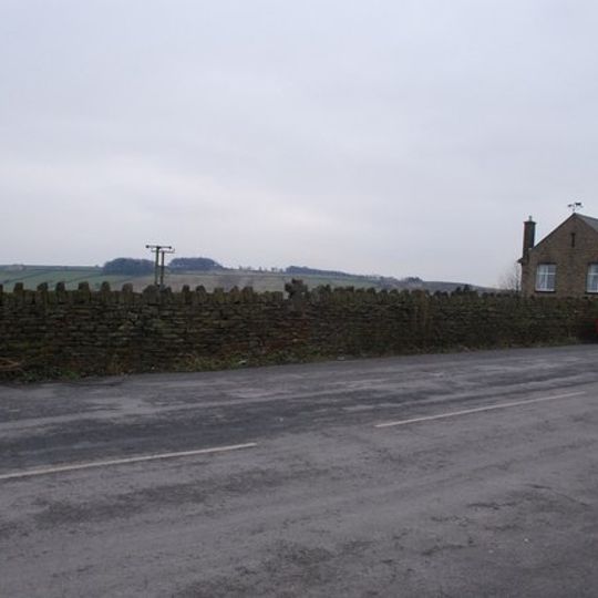 Cross Built Into Wall Opposite Well Croft