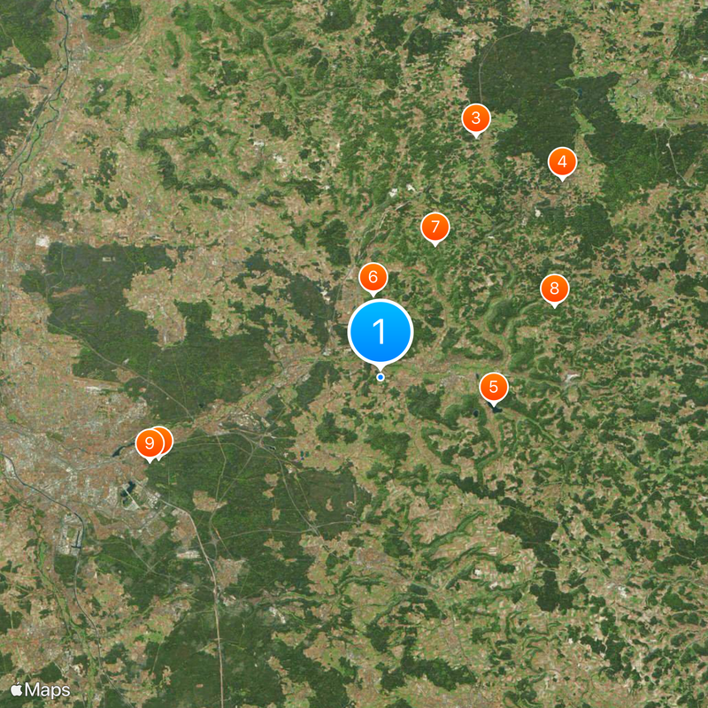 Nürnberger Land Map