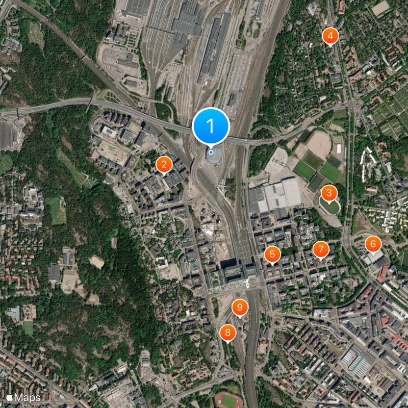 Helsinki Halli Map