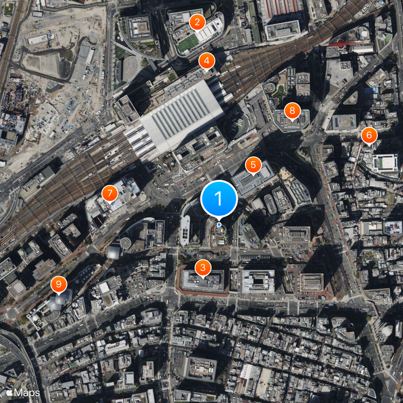 Osaka Marubiru Building Mapa